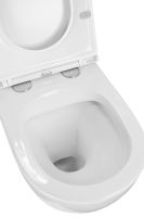 Унитаз Azario Grado подвесной Белый с сиденьем Микролифт арт-AZ-0046N — фото 5, Подвесные унитазы