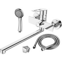 Смеситель для ванны Agger Brave универсальный Хром арт-A2321100 — фото 1, Смеситель для ванны