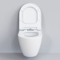 Унитаз Ambassador Queen подвесной Белый глянцевый без сиденья арт-113T20001R — фото 4, Подвесные унитазы