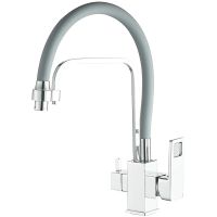 Смеситель для кухни Haiba Хром Серый арт-HB76615 — фото 1, Смесители для кухни