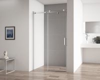 Душевая дверь с доводчиками CEZARES арт-STYLUS-SOFT-BF-1-160-C-Cr — фото 1, Раздвижные душевые двери