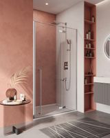 Душевая дверь Cezares арт-LINER-B-12-120-C-Cr-R — фото 1, Распашные душевые двери