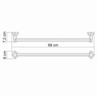 Aller K- Штанга для полотенец арт-1130 — фото 4, Полотенцедержатели