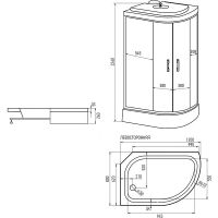 Душевая кабина Erlit Comfort 120х80 без гидромассажа арт-ER351226L-C4-RUS — фото 4, Душевые кабины