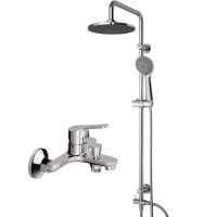 Душевая система Dorff Norma Хром арт-D0711010 — фото 1, Душевые стойки