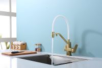 Товар: Смеситель для кухни Raglo Золото матовое Белый арт-R85.62.03 - фото 11 Смеситель для кухни Raglo Золото матовое Белый арт-R85.62.03 — фото 11, Смесители для кухни