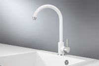 Granula- СМЕСИТЕЛЬ КУХОННЫЙ арт-ST-4031, БЕЛЫЙ — фото 1, Смесители для кухни