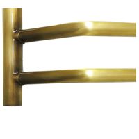 Водяной полотенцесушитель Domoterm Лаура П6 500*600 АБР Античная бронза арт-ЛаураП6500x600АБР — фото 2, Водяные полотенцесушители