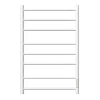 Полотенцесушитель электрический Point Аврора П8 400x800 диммер справа, белый арт-PN10848W — фото 1, Электрические полотенцесушители