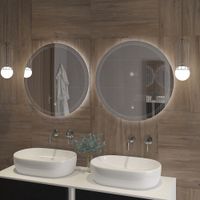 Зеркало Cezares арт-CZR-SPC-ECO-600-LED-TCH — фото 4, Зеркала в ванную комнату