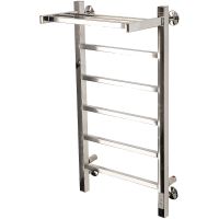 Электрический полотенцесушитель Comfysan Marte-K EC-6 80x40 с полкой Хром арт-012557 — фото 1, Электрические полотенцесушители