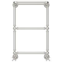 Водяной полотенцесушитель Сунержа Ренессанс 1386 660х400 с полкой Хром арт-00-0281-6640 — фото 1, Водяные полотенцесушители