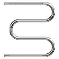 Водяной полотенцесушитель Point М-образный 500x600 с полкой Хром арт-PN38556P — фото 2, Водяные полотенцесушители