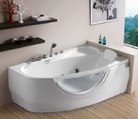 Акриловая ванна Gemy 171х99 G9046 II B R с гидромассажем арт-G9046IIBR — фото 2, Акриловые ванны