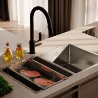 Товар: Смеситель для кухни Iddis Cuba Черный матовый арт-CUBBLP0i05 - фото 5 Смеситель для кухни Iddis Cuba Черный матовый арт-CUBBLP0i05 — фото 5, Смесители для кухни