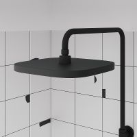 Душевая система Iddis SpaHome с термостатом Черная матовая арт-SPHBLTKi06 — фото 5, Душевые стойки