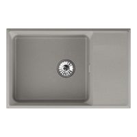 Мойка кухонная Point Этна 78 серый арт-PN3012AL — фото 1, Кухонные мойки