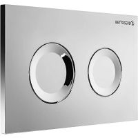 Клавиша смыва Bettoserb Sava Fix Slim Sitnica Хром матовый арт-40006468 — фото 3, Кнопки смыва
