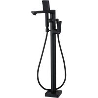 Смеситель для ванны Lemark Bronx Черный арт-LM3744BL — фото 1, Смесители напольные