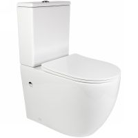 Унитаз компакт Bond Белый с бачком и сиденьем Микролифт арт-F01-00 — фото 1, Напольные унитазы