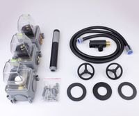 Душевая система Bronze de Luxe Liberty Черная матовая арт-5011B-F — фото 10, Встраиваемые душевые комплекты