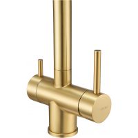 Смеситель для кухни Milacio Ultra Золото брашированное арт-MCU.558.GD — фото 5, Смесители для кухни