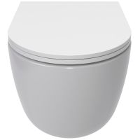 Унитаз AQUAme подвесной Белый глянец с сиденьем Микролифт арт-AQM2013PRO — фото 9, Подвесные унитазы