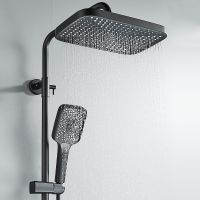 Товар: Душевая система Rose R18H Черная матовая арт-R1836H - фото 7 Душевая система Rose R18H Черная матовая арт-R1836H — фото 7, Душевые стойки