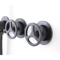 Товар: Душевая система Bronze de Luxe Liberty Черная матовая арт-5011B-L - фото 5 Душевая система Bronze de Luxe Liberty Черная матовая арт-5011B-L — фото 5, Встраиваемые душевые комплекты