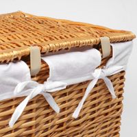 Ammer Плетеная корзина для белья с крышкой арт-WB-370-M — фото 4, Корзины для белья