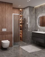 Душевая дверь CEZARES арт-MOLVENO-BF-3-120-C-Cr-IV — фото 2, Раздвижные душевые двери