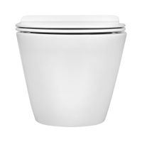 Унитаз подвесной безободковый AQUATEK АЛЬФА 520 x 370 x 330 мм, тонкое сиденье с механизмом плавного арт-AQ1910-00 — фото 6, Подвесные унитазы