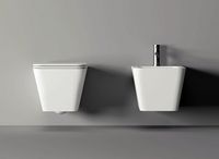 Биде Alice Hide подвесное Белое глянцевое арт-31220101 — фото 2, Биде подвесные