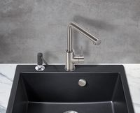 Смеситель для кухни Milacio Ultra Вороненая сталь арт-MCU.555.GM — фото 6, Смесители для кухни