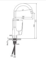 Смеситель для кухни Haiba Хром арт-HB70183 — фото 2, Смесители для кухни