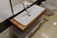 Раковина Madera Adel 100 Белая арт-4627173210263 — фото 5, Раковины встраиваемые сверху