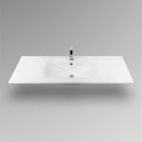 Раковина Bond 120 Белая глянцевая арт-S05-1200 — фото 5, Раковины встраиваемые сверху