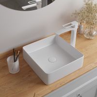 Раковина-чаша Iddis Slide 36 Белая глянцевая арт-SLIWS01i27 — фото 2, Раковины накладные