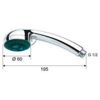 Ручной душ Remer Хром арт-312OVX — фото 2, Лейки для душа