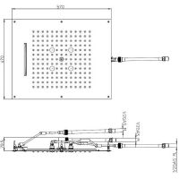 Товар: Верхний душ Bossini Dream 3 Хром арт-H38930.030 - фото 2 Верхний душ Bossini Dream 3 Хром арт-H38930.030 — фото 2, Верхние души