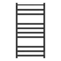 Полотенцесушитель электрический Point Меркурий П9 500x1000 с полкой, диммер справа, черный арт-PN83850PB — фото 1, Электрические полотенцесушители