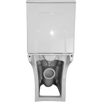 Унитаз компакт Azario Fretta Round с бачком и сиденьем Микролифт арт-AZ-1217+AZ-1216 — фото 12, Напольные унитазы