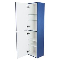 Шкаф подвесной CEZARES арт-DUET-1500-2A-SC-SPF-P — фото 4, Пеналы для ванной комнаты