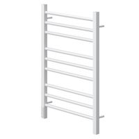 Полотенцесушитель электрический Point Веста П9 500x800, диммер слева, белый арт-PN70758W — фото 3, Электрические полотенцесушители