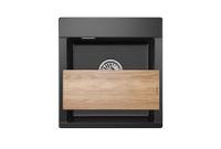 Granula-ES-, кухонная мойка, кварц, ESTETICA арт-4701, ТУРМАЛИН — фото 3, Кухонные мойки