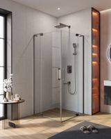 Душевой уголок CEZARES арт-SLIDER-A-2-80/90-C-GM — фото 1, Квадратные душевые уголки