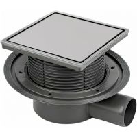 Душевой трап Bettoserb с решеткой Хром / под плитку арт-13702556B — фото 1, Трапы для душа