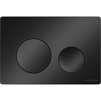 Клавиша смыва Ceramicanova Balance Circle Черная матовая арт-CN12-001MB — фото 1, Кнопки смыва