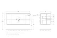 База под раковину CEZARES EDEN Rovere Scuro Soft арт-54408 — фото 2, Тумбы под раковину