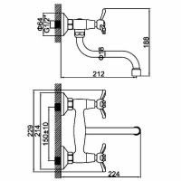 Товар: Смеситель для кухни Ledeme H12 4612L Хром арт-507166 - фото 2 Смеситель для кухни Ledeme H12 4612L Хром арт-507166 — фото 2, Смесители для кухни